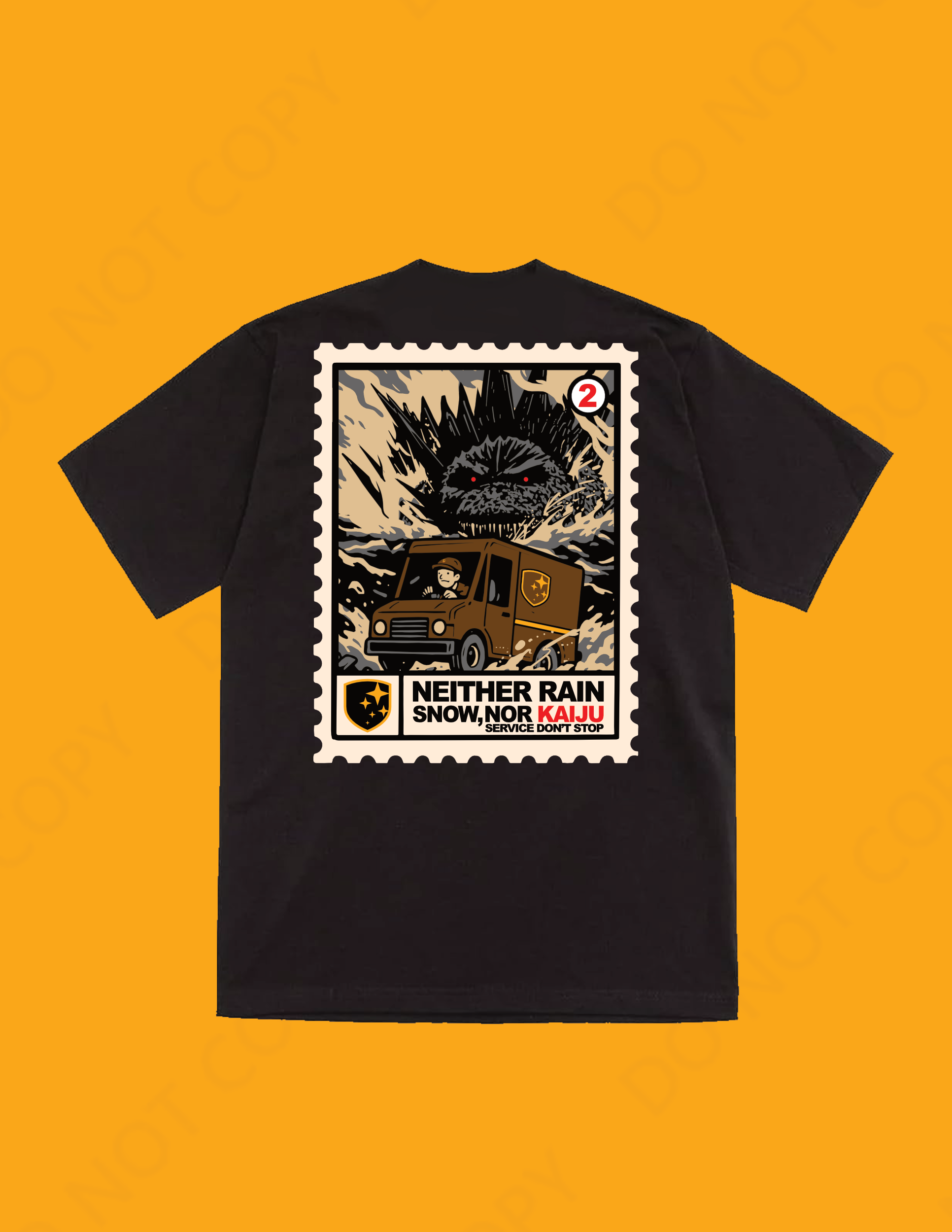 Neither Rain, Snow, Nor Kaiju Tee